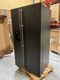 (Outlet) - Dolce Vita Køleskabe (Sort/Bronze) - 90 cm