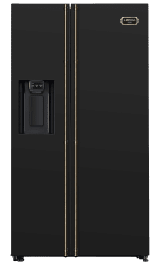 (Outlet) - Dolce Vita Køleskabe (Sort/Bronze) - 90 cm