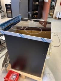 (Outlet) - Dolce Vita - Induktionsspis 60 cm (1 ugn) (Svart/Mässing) 