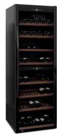 (Outlet) - Fristående vinkyl - WineExpert 180 Fullglass Black  
