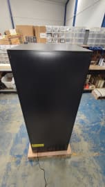 (Outlet) - Frittstående vinskap - WineExpert 126 Fullglass Black 