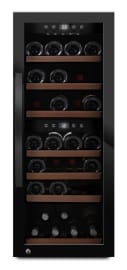 (Outlet) - Frittstående vinskap - WineExpert 38 Fullglass Black 