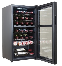 (Outlet) - Fritstående vinkøleskab - Northern Collection 28 Black