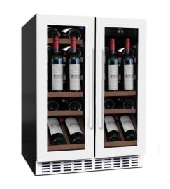 (Outlet) - Inbyggbar vinkyl - WineCave 60D2 Powder White Label-view