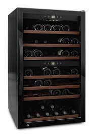 (Outlet) - Fristående vinkyl - WineExpert 66 Fullglass Black 