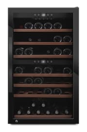 (Outlet) - Fristående vinkyl - WineExpert 66 Fullglass Black 