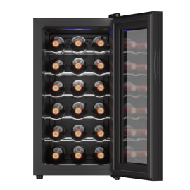 (Outlet) - Fritstående vinkøleskab - Tundra Collection 18 Black