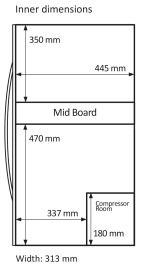 Freistehender Weinkühlschrank - WineExpert 38 Fullglass Black 