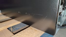 (Outlet) -Innbyggbart vinskap - Arctic Collection 30D Fullglass Black