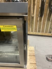 (Outlet) -Stainless Collection - Modul med kjøleskap og oppbevaringsskap 