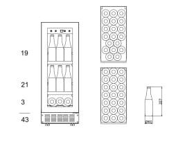 (Outlet) - Inbyggbar ölkyl - BeerServer 30 Anthracite Black