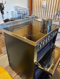 (Outlet) - Lofra - Dolce Vita Range cooker 70 cm (2 ovens) (Black/Chrome) Induction