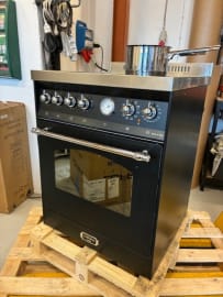 (Outlet) - Dolce Vita - Induktionsspis 60 cm (1 ugn) (Svart/Krom) 