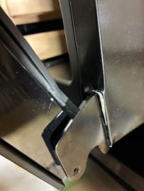 (Outlet) - Innbyggbart vinskap - Arctic Collection 60D Fullglass Black