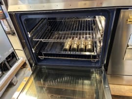 (Outlet) - Dolce Vita - Induktionsspis 90 cm (2 ugnar) (Rostfri/Mässing) 