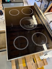 (Outlet) - Dolce Vita - Induktionskomfur 90 cm (2 ovne) (Rustfri/Messing) 