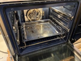 (Outlet) - Dolce Vita - Induksjonskomfyr 90 cm (2 ovner) (Rustfri/Messing) 