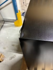 (Outlet) - Innbyggbart vinskap - Arctic Collection 40D Fullglass Black