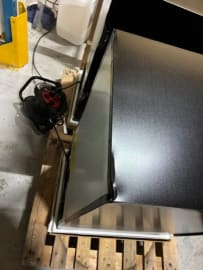 (Outlet) - Innbyggbart vinskap - Arctic Collection 40D Fullglass Black