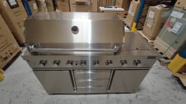 (Outlet) - Stainless Collection - Fritstående Gasgrill med 6 brændere og infrarød PowerSear Zone