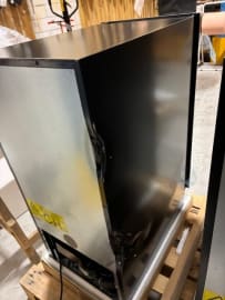 (Outlet) - Innbyggbart vinskap - Arctic Collection 40D Fullglass Black