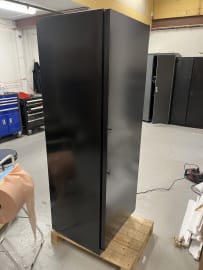 (Outlet) - mQuvée vinlagringsskåp - WineStore 177 - 15 hyllplan - Anthracite Black (B: 59,5 x H: 176,8 x D: 57 cm)