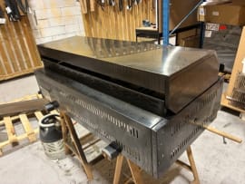 (Outlet) - Nordic Line - Integrerbar gasolgrill (5 brännare) - Svart