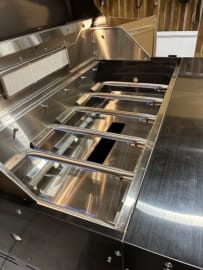 (Outlet) - Black Collection - Freistehender Gasgrill mit 6 Brennern und Infrarotbrenner