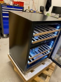 (Outlet) - Inbyggbar vinkyl - WineCave 700 60D All Stainless 