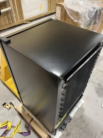 (Outlet) - Fristående vinkyl - WineExpert 66 Fullglass Black 