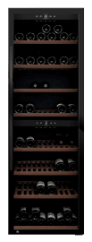 (Outlet) - Fritstående vinkøleskab - WineExpert 180 Fullglass Black 