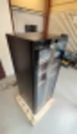 (Outlet) - Fritstående vinkøleskab - WineExpert 126 Fullglass Black 