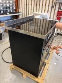 (Outlet) - Komfur - Dolce Vita 90 cm (1 ovn) (Sort/Krom) Induktion