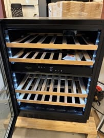 (Outlet) - Vinkøleskab til indbygning - WineCave 700 60D Anthracite Black