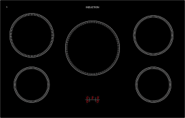 komfyrpakke-rustfri-messing-dolce-vita-90-cm-induksjon-komfyr-vifte-veggbeskyttelse