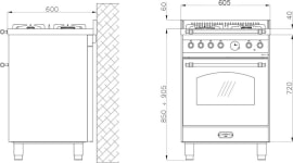 dolce-vita-gasskomfyr-60-cm-1-ovn-svart-messing