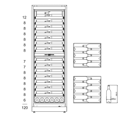 vinkoleskab-til-indbygning-winecave-187-anthracite-black-label-view