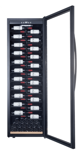 freistehender-weinkuhlschrank-wineexpert-192-fullglass-black-label-view