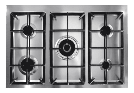 cuore-gasskomfyr-90-cm-2-ovner-svart-borstet-stal