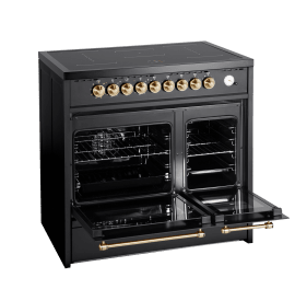 cuore-induktionherd-90-cm-2-backofen-schwarz-geburstetes-messing