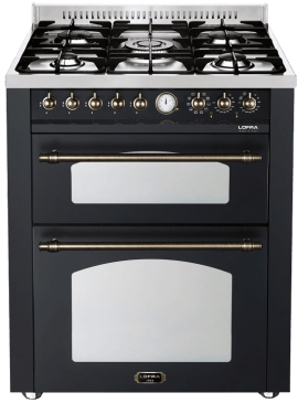 dolce-vita-gasherd-70-cm-2-backofen-schwarz-bronze