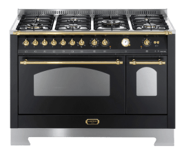 piano-de-cuisson-dolce-vita-120-cm-2-fours-noir-laiton-gaz