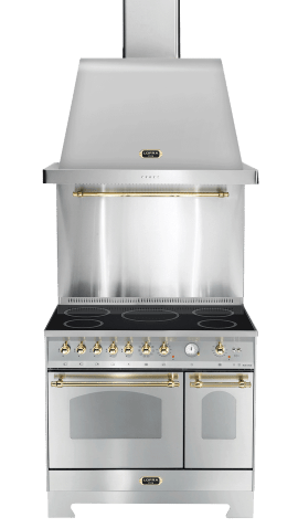 herdpaket-edelstahl-messing-dolce-vita-90-cm-induktion-herd-dunstabzugshaube-herdblende