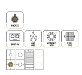 outlet-lofra-dolce-vita-rangetop-120-cm-svart-brons