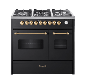 cuore-piano-de-cuisson-a-gaz-90-cm-2-fours-noir-laiton-brosse