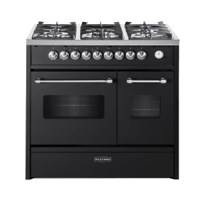 pazzano-cuore-piano-de-cuisson-a-gaz-90-cm-2-fours-noir-acier-brosse