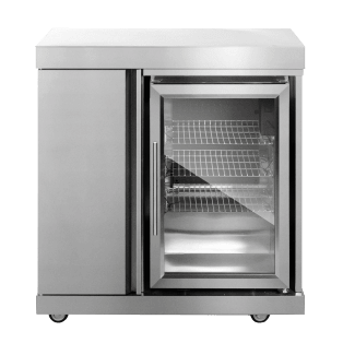 stainless-collection-modul-med-kjoleskap-og-oppbevaringsskap