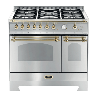 piano-de-cuisson-dolce-vita-90-cm-2-fours-acier-inoxydable-laiton-gaz