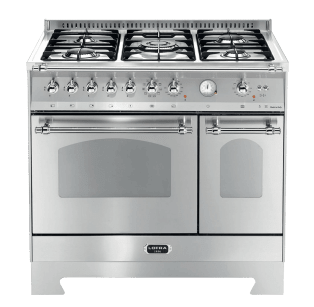 piano-de-cuisson-dolce-vita-90-cm-2-fours-acier-inoxydable-chrome-gaz