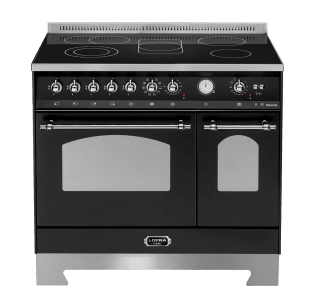 piano-de-cuisson-dolce-vita-90-cm-2-fours-noir-chrome-ceramique